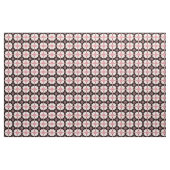 Rosa Blume auf Braun | Blumenmuster Stoff (Yard (91,4 cm))