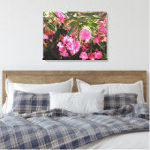 Rosa Blume auf dem Baum Leinwanddruck (Insitu (Schlafzimmer))