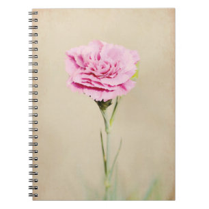 Rosa Blume aus Gertie's Garden Notizblock