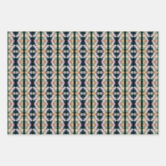 Rosa Blume aus Peony multipliziert Abstrakt Geschenkpapier Set (Vorderseite 3)