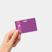 Rosa Blume Ausweis (Handheld)