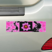 Rosa Blume Autoaufkleber (Auf Auto)