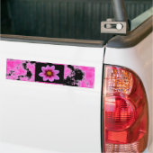 Rosa Blume Autoaufkleber (Auf Lkw)