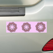 Rosa Blume Autoaufkleber (Auf Auto)