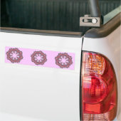 Rosa Blume Autoaufkleber (Auf Lkw)