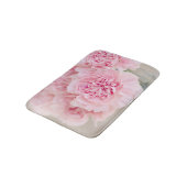 Rosa Blume Badematte (Schrägansicht)