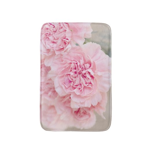 Rosa Blume Badematte (Vorderseite Vertikal)
