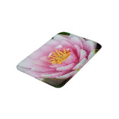 Rosa Blume Badematte (Schrägansicht)