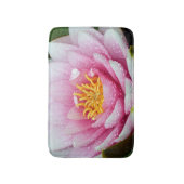 Rosa Blume Badematte (Vorderseite Vertikal)