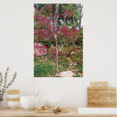 Rosa Blume Baumstruktur Fotografieren Drucken Poster (Küche)