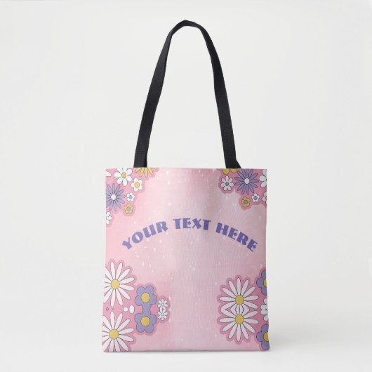 Rosa, Blume, bearbeitet, Beutel Tasche (Vorderseite)
