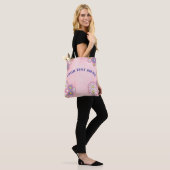 Rosa, Blume, bearbeitet, Beutel Tasche (Am Model)