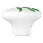 Rosa Blume Bell Gestalten Elegant Viktorianisch Keramikknauf (Seitenansicht)