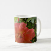 Rosa Blume Blossom Foto Klassische Tasse (VorderseiteRechts)