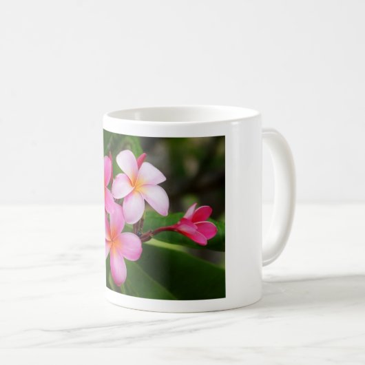 Rosa Blume Blossom Tasse (VorderseiteRechts)