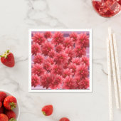 Rosa Blume blühen Serviette (Beispiel)