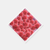 Rosa Blume blühen Serviette (Ecke)
