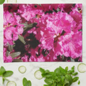 Rosa Blume blüht Geschirrtuch (Gefaltet)