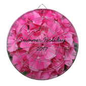 Rosa Blume Blumenfotografie Natur Dartscheibe (vorne)