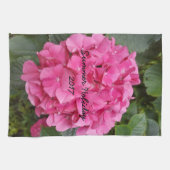 Rosa Blume Blumenfotografie Natur Handtuch (Horizontal)