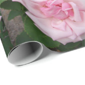 Rosa Blume Blumengarten Wrapping Geschenkpapier (Rolleneckpunkt)