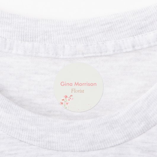 Rosa Blume Blumengräber Etiketten (Befestigt)