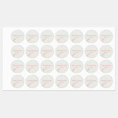 Rosa Blume Blumengräber Etiketten (Blatt)