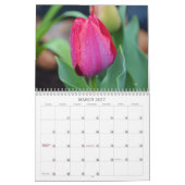Rosa Blume Blumenkalender Kalender (Mär 2027)