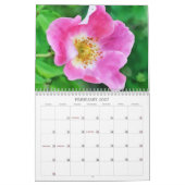 Rosa Blume Blumenkalender Kalender (Feb 2027)