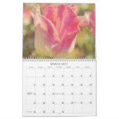 Rosa Blume Blumenkalender Kalender (Mär 2027)