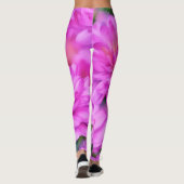 Rosa Blume Blumenmuseum Leggings (Rückseite)