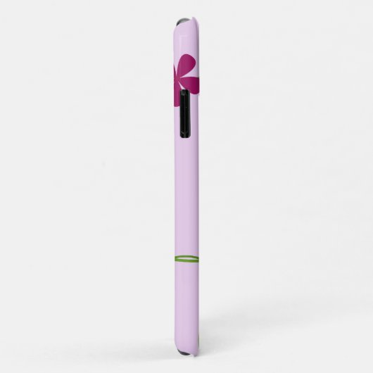 Rosa Blume, Blumenmuster, Muster von Blume Case-Mate iPhone Hülle (Hinten/Rechts)