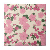 Rosa Blume, Blumenmuster, Muster von Blume Fliese (Vorderseite)