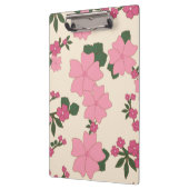 Rosa Blume, Blumenmuster, Muster von Blume Klemmbrett (Links)