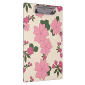 Rosa Blume, Blumenmuster, Muster von Blume Klemmbrett (Rechts)