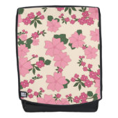 Rosa Blume, Blumenmuster, Muster von Blume Rucksack (Vorderseite)