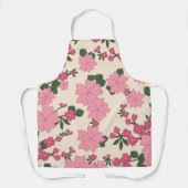 Rosa Blume, Blumenmuster, Muster von Blume Schürze (Vorderseite)