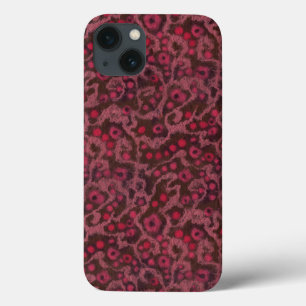 Rosa Blume, Blush Curves abstraktes Blumenmuster Case-Mate iPhone Hülle