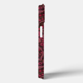 Rosa Blume, Blush Curves abstraktes Blumenmuster Case-Mate iPhone Hülle (Rückseite / Rechts)