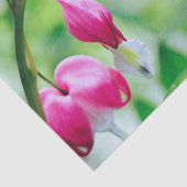 Rosa Blume Blutungen Herz Hübsch Elegant Seidenpapier (Detail)