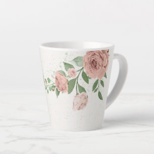 Rosa Blume, botanisch Milchtasse