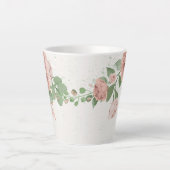 Rosa Blume, botanisch Milchtasse (Vorderseite)