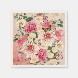 Rosa Blume Bounty Garden Party Napkins Serviette