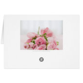 Rosa Blume Bouquet, Liebe Hochzeit Romantik (Rückseite Horizontal)