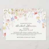 Rosa Blume Braudusche Einladung (Vorne/Hinten)
