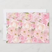 Rosa Blume Braudusche Einladung (Rückseite)