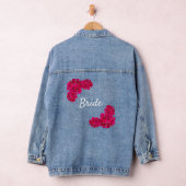 Rosa Blume Braut Jeansjacke (Hangar)