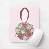 Rosa Blume Bridal Bouquet Polterabend Mousepad (Mit Mouse)
