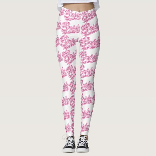 Rosa Blume Brie Leggings (Vorderseite)
