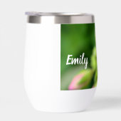 Rosa Blume Bud Personalisiert Tumbler (Rechts)